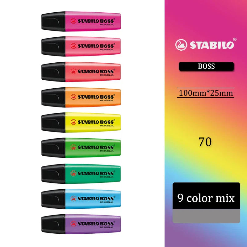6/9/15 Colors STABILO Highlighters Drawing Pen Marker Pen