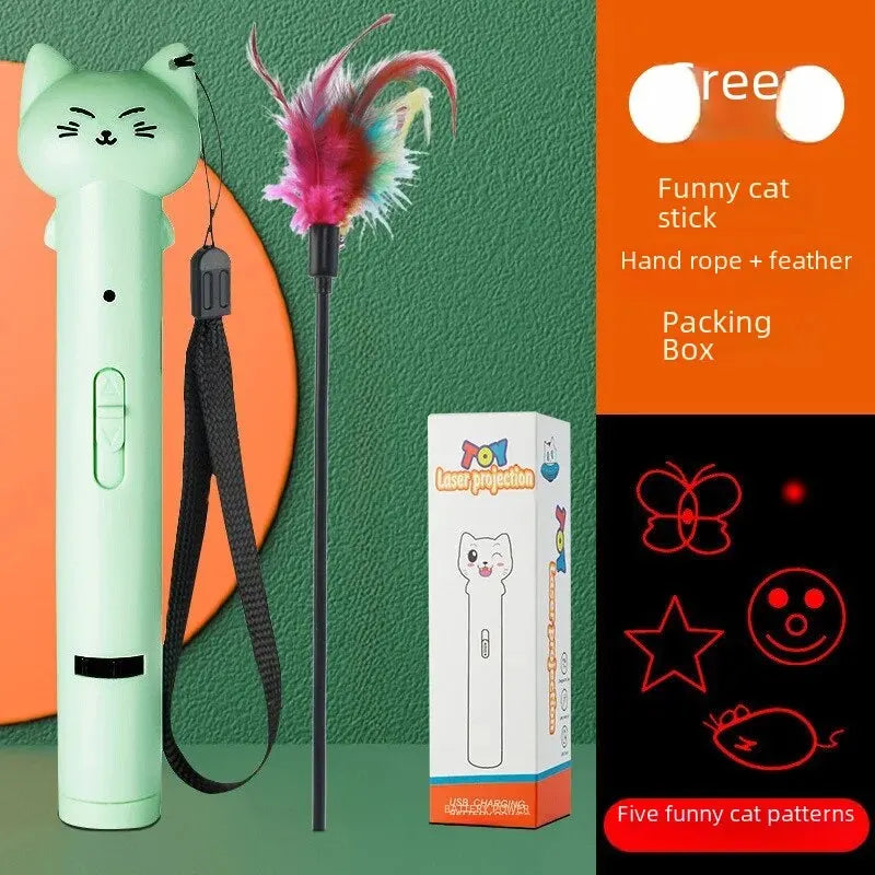 Usb Rechargeable Laser Cat Toy Infrared Light Laser