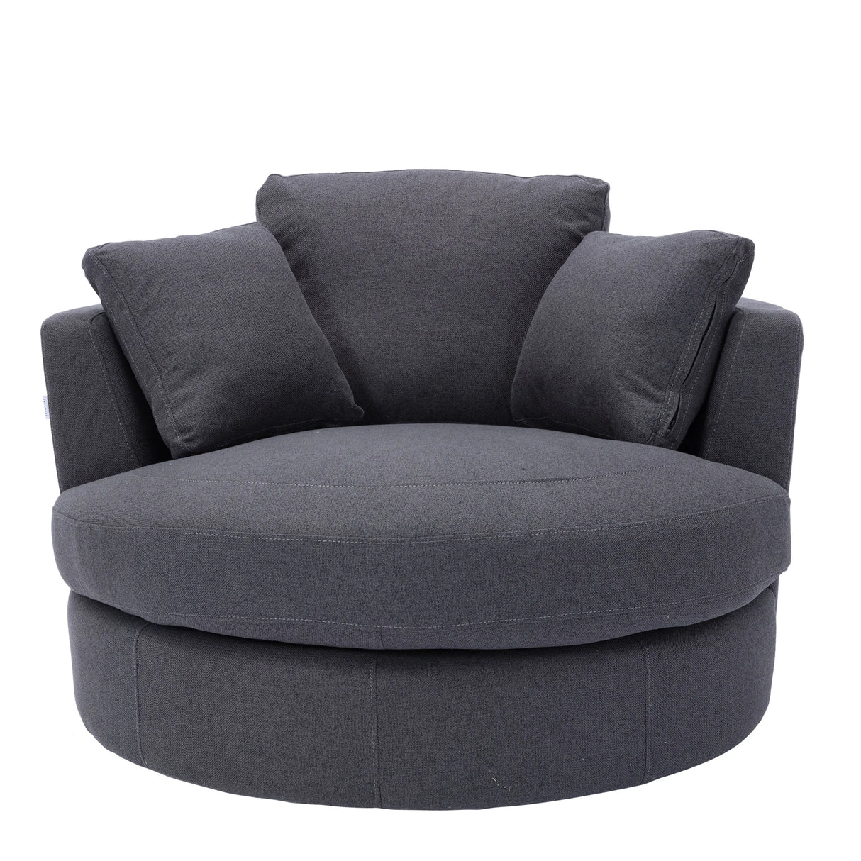 [Flash Sale]Modern Akili Swivel Accent Chair Barrel Chair