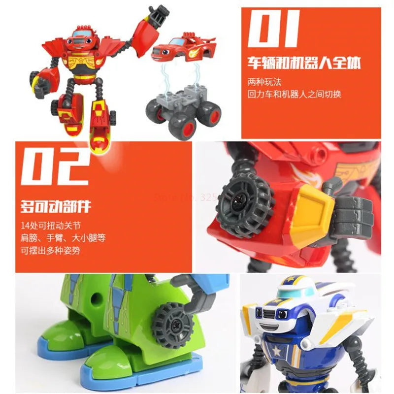 Hot Sell Anime Figure Blaze Monster Machines Cartoon