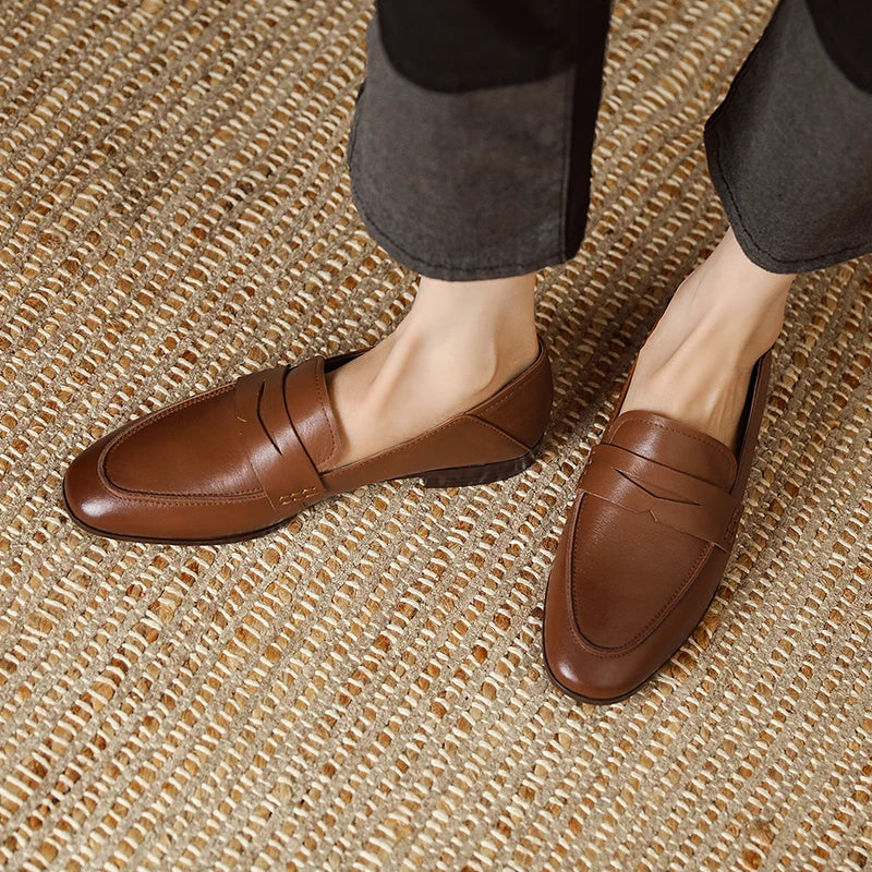 French Style Woman Shoes Autumn Spring Slip On