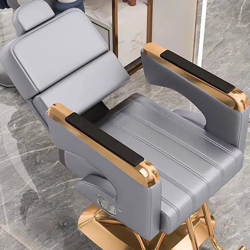 Luxury Designed Barber Chair Reclinable Portable Beauty Salon