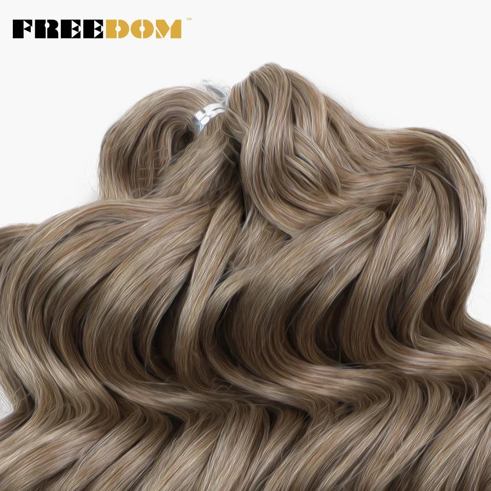 FREEDOM Deep Wavy Twist Crochet Hair 16 Inch