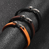 Fashion American Retro Vacation Leather Bracelet For Men