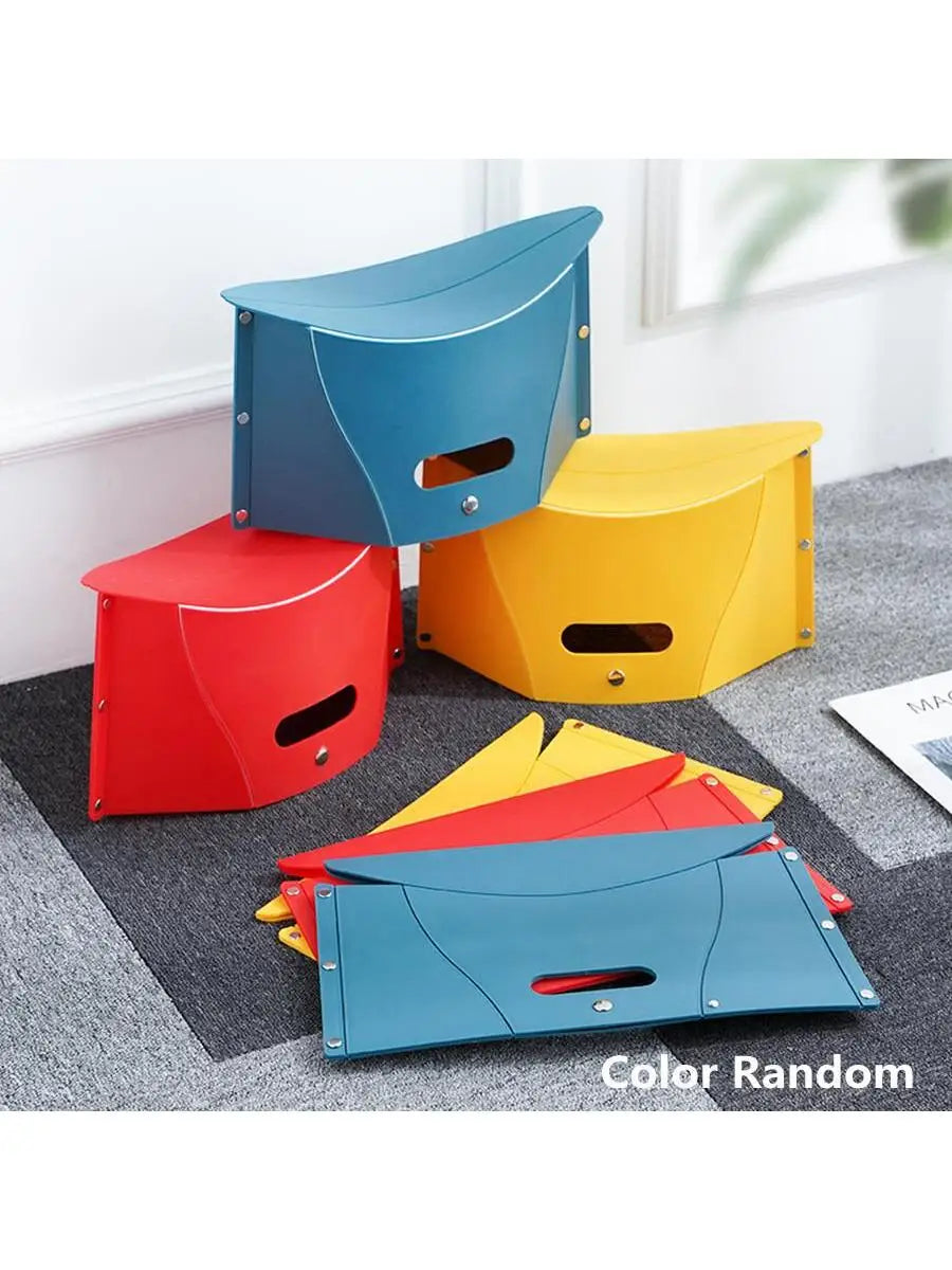 Portable Folding Step Stool Card Folding Shrink Stools