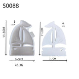 Life Tree Sailing Fish Ornaments Candle Holder Silicone
