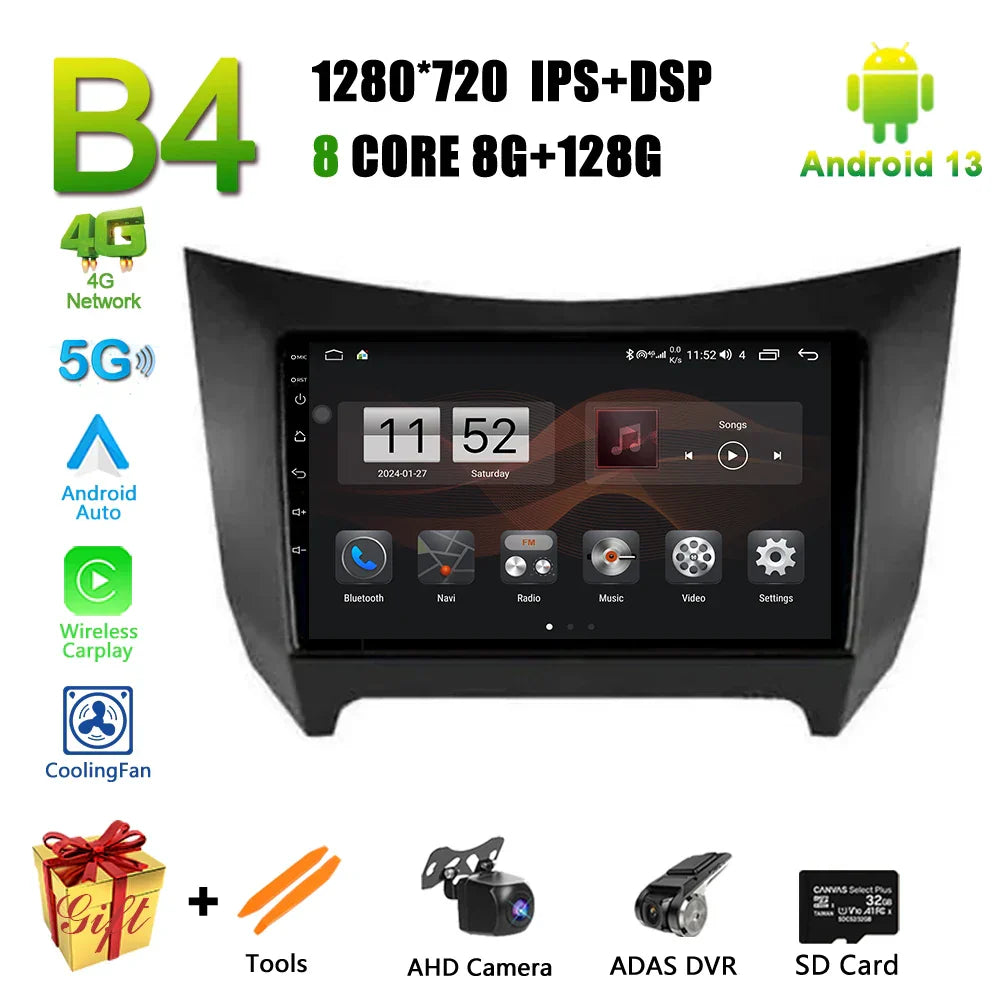 For Lifan Smily 320 2008 - 2015 Car Head Units Radio multimedia car android electronic accessories car intelligent systems 4G