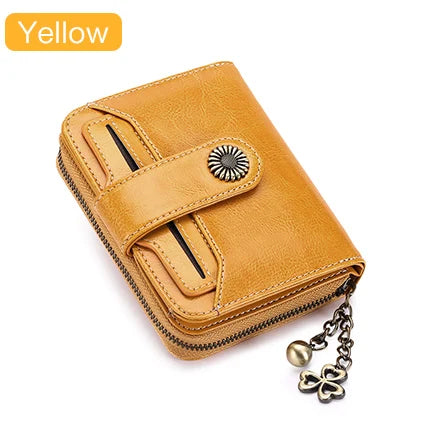 2024 Women's Genuine Leather Long Wallet