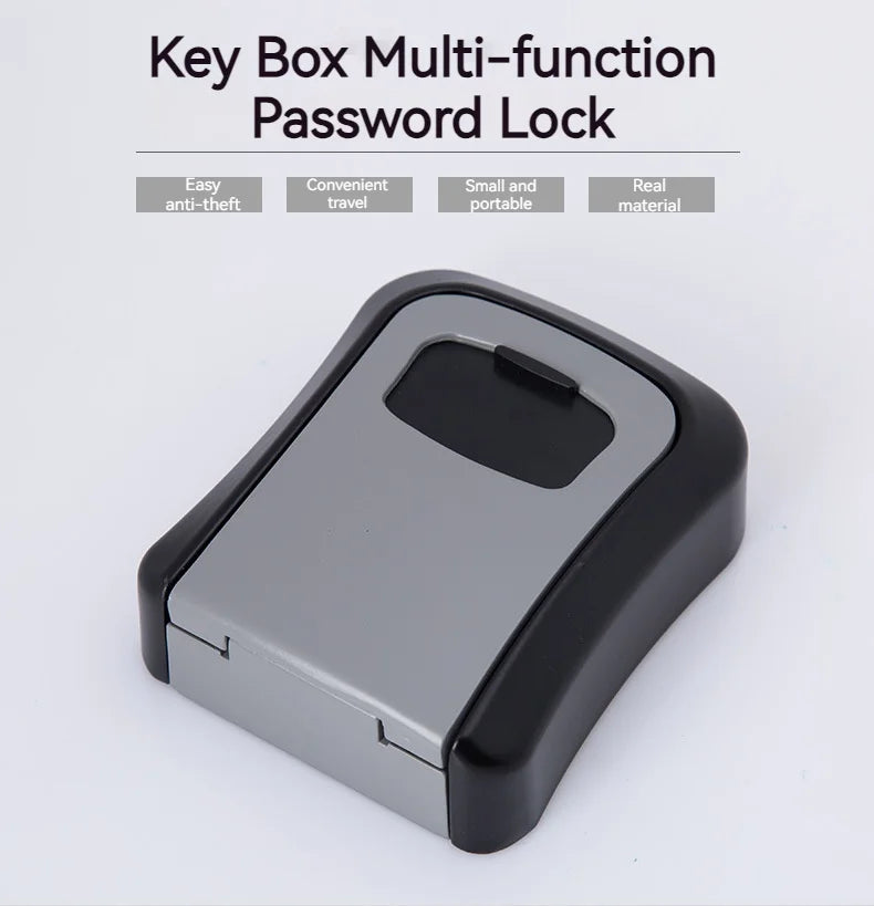 Wall Mount Key Lock Box 4 Digit Password