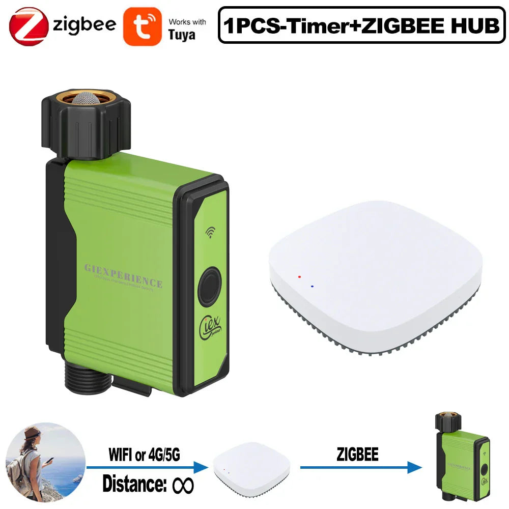 2024 NEW ZIGBEE WIFI Garden Watering Timer Smart