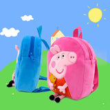 Peppa Pig Child Plush Backpack George Kindergarten Backpack