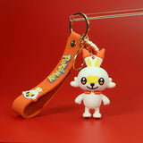 Pokemon Keychain Anime Figures Pikachu Cartoon Key Chain