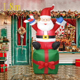 Christmas Inflatable Decoration Toy Built-in LED Lights Inflatable