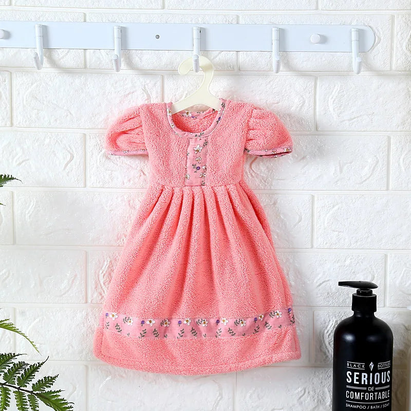 Princess Dress Towel Thick Coral Velvet Super Absorbent