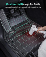 HALO BLK Car Floor Mats Compatible with Tesla