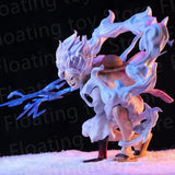 19cm One Piece Anime Figurine Lightning Luffy Gear