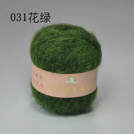 6 Balls Angora Mohair Wool Yarn for Knitting