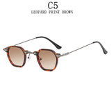 Small Punk Sunglasses For Men Vintage Steampunk Sunglasses