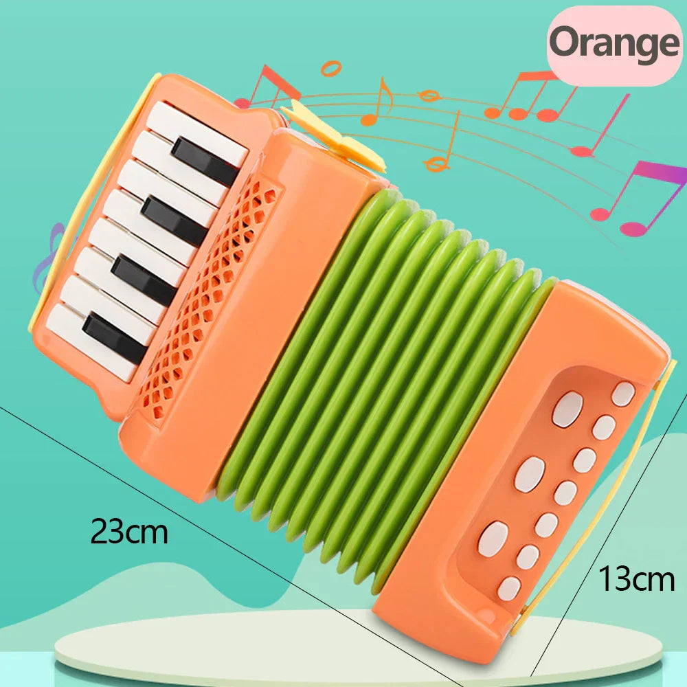 Kids Accordion Mini Toy Musical Instruments 10 Keys