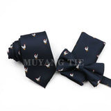 Classic Men's Tie Threepiece Set Polyester Fashion Formal