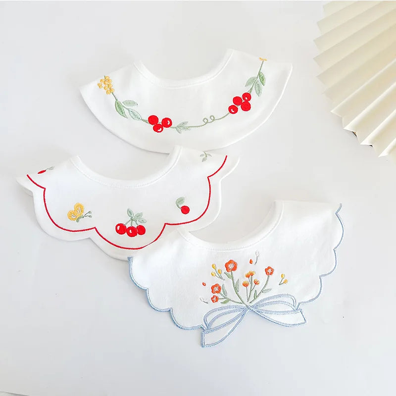 3Pcs Set INS Korean Style Baby Cotton Bibs