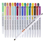 5/15/25 Colors Double Headed Highlighter Pen Set Fluorescent