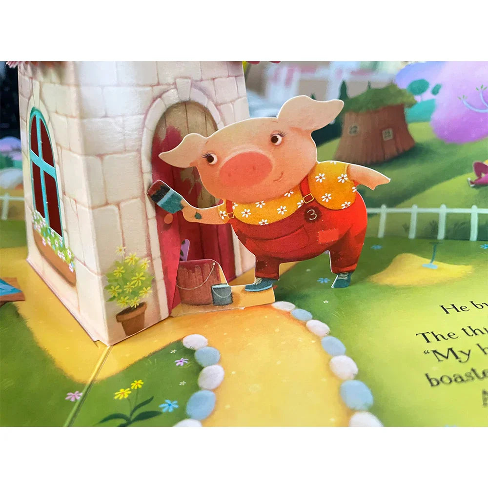 Usborne Pop-Up Three Little Pigs English 3D Flap