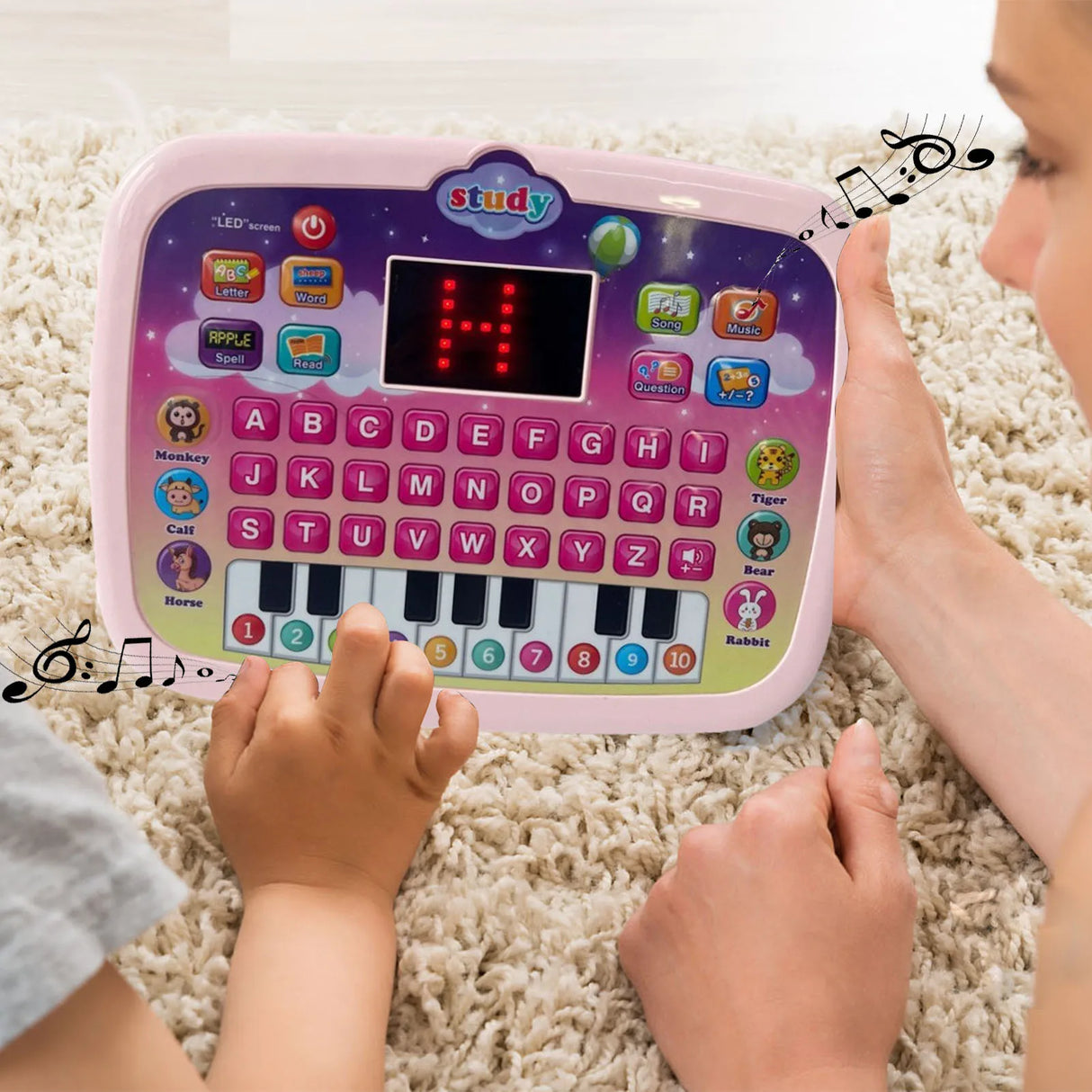 Kids Tablet Toy Educational Toddler Toys Laptop English