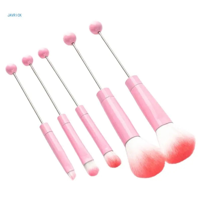 5pcs Jewelry Beaded DIY Eye Brush Detachable Beads