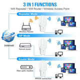 1200Mbps WiFi Repeater Wireless WiFi Signal Repeater Extender