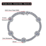 Serenity Day S925 Sterling Silver Plate Pt950 Sparkling