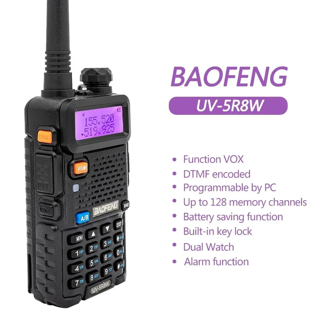 Baofeng UV-5R 8W True High Power 8/5W Powerful