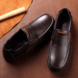 100 Genuine Leather Shoes Men Loafers Soft Cowhide