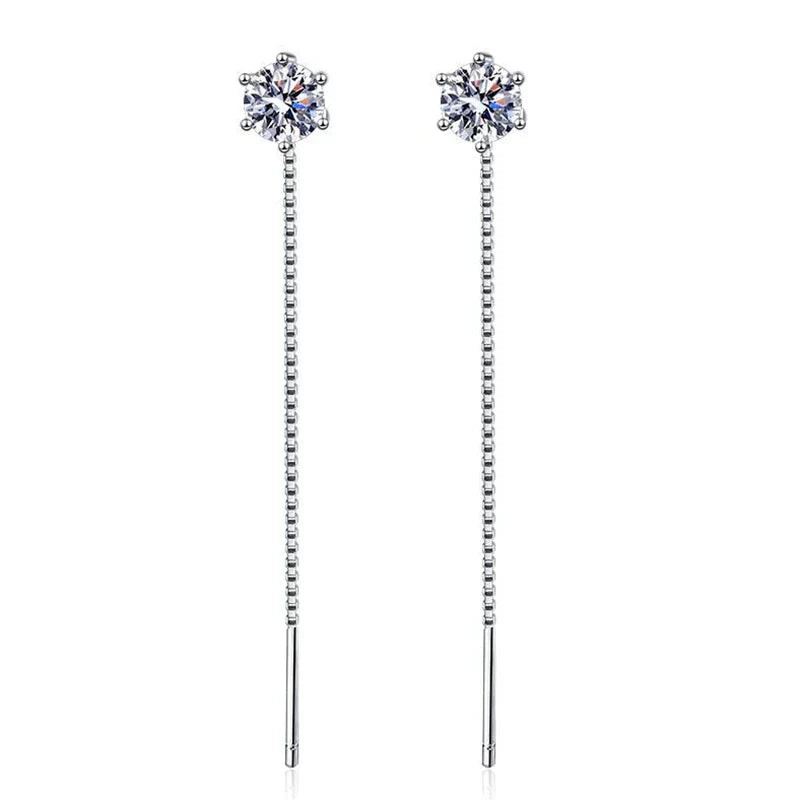 SEMNI Wholesale 1.0/2.0CT D color Moissanite Tassel Classic
