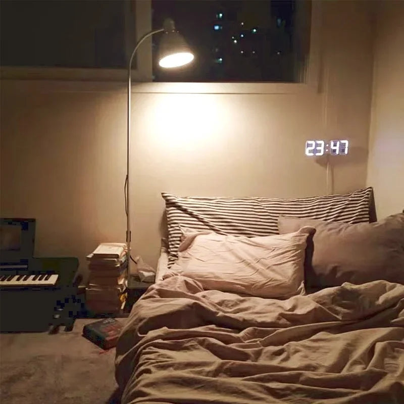 Wall Clocks Nordic Digital Alarm Clocks Hanging Watch