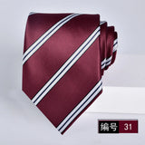 ties for men 2024 Luxury Wine Red Groom