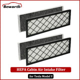 4PCS Cabin Air Filter HEPA for Tesla Model