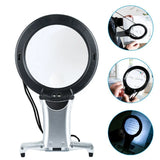 Hands Free LED Loupe Lighted Reading Magnifier Neck