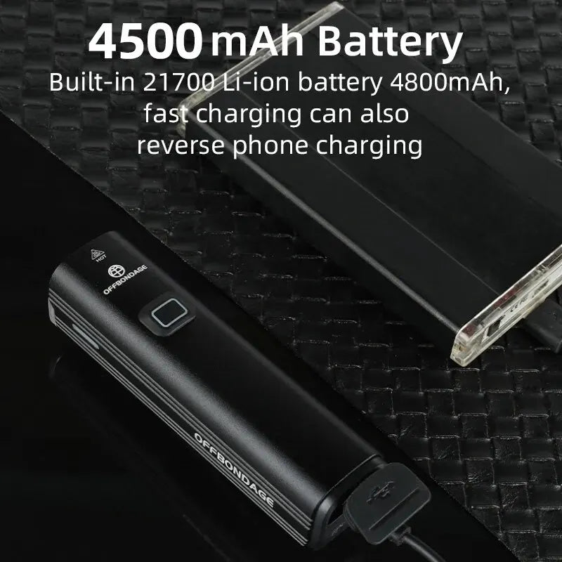 OFFBONDAGE Bicycle Light 1000Lumen Bike Headlight Power Bank