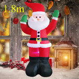 Christmas Inflatable Decoration Toy Built-in LED Lights Inflatable