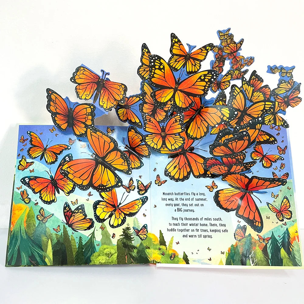 Usborne Pop Up Butterflies English 3D Flap Picture