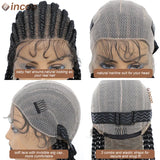 Incoo 36'' Synthetic Twist Braids Lace Front Wig