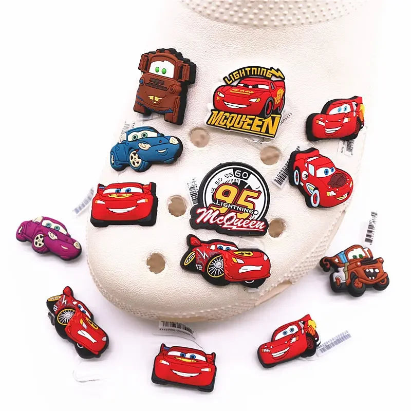 6 Pack Original Animation Movie Cars PVC Shoe