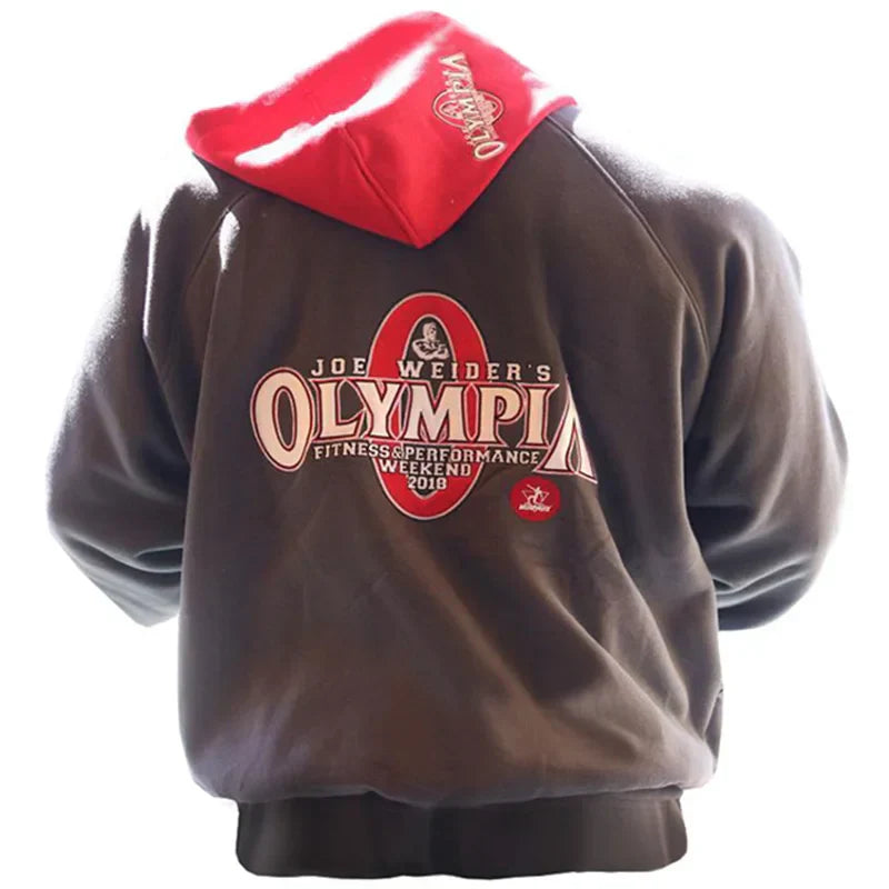 2023 OLYMPIA Men Gyms Hoodies Gyms Fitness Bodybuilding