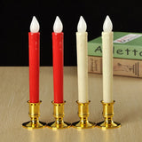 2pcs Traditional Shape Taper Standard Candle Holders Candlestick