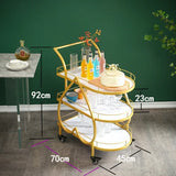 Mobile Kitchen Islands Trolleys Cart Food Drinks Garden