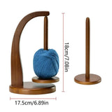 Wooden Yarn Holder Spinning Knitting Tools Crochet Yarn