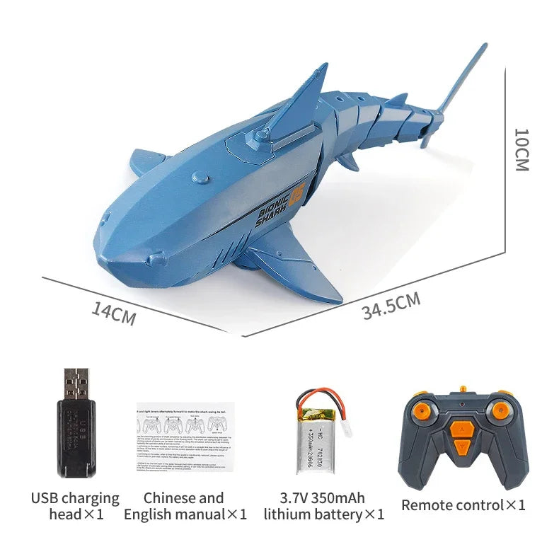 Creative Remote Control Fish Shark Electric 2.4G Radio