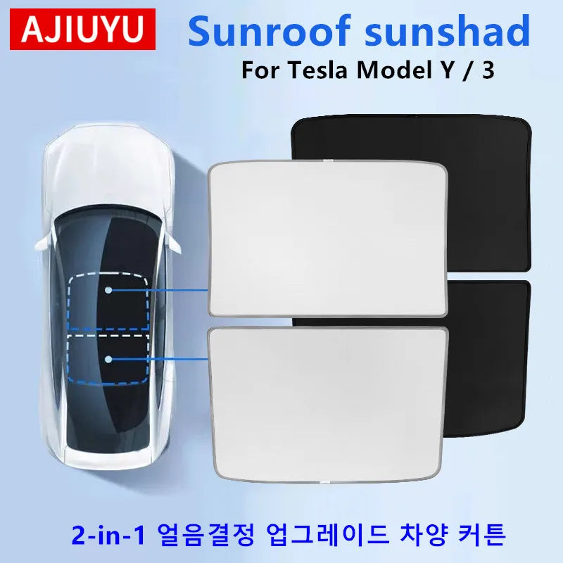 AJIUYU Sunshade for Tesla Model 3/Y (2021-2023)