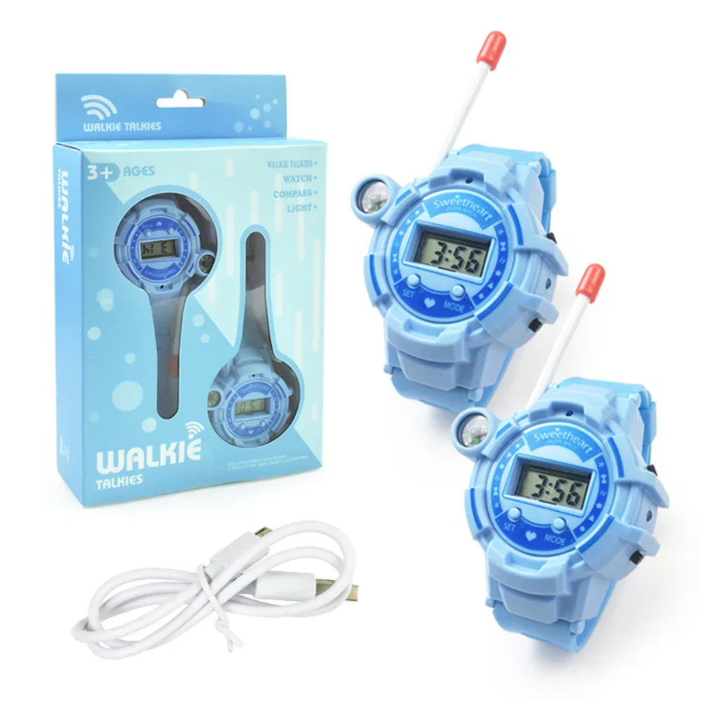 Children Education Toys 2PCS Toy Walkie Talkies Watches
